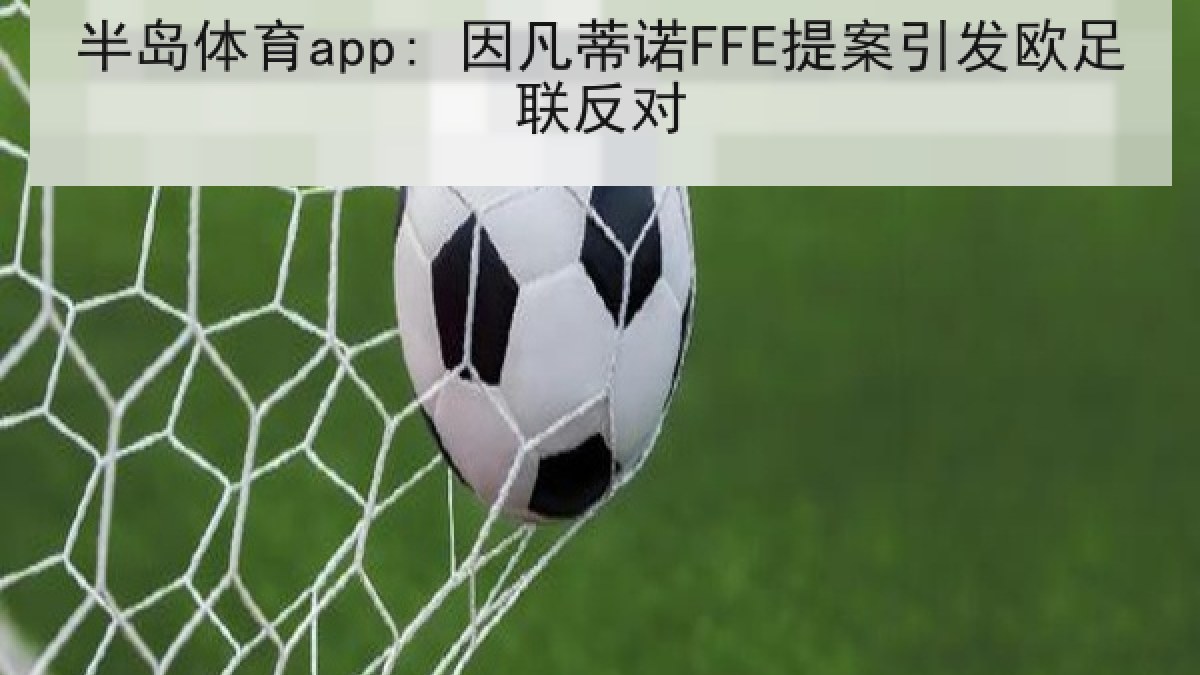 半岛体育app: 因凡蒂诺FFE提案引发欧足联反对